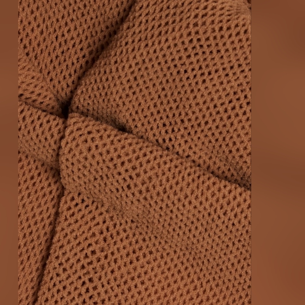 Wolford Mono Fish Scale Capri Leggings Fishnet in Honey Black Size M - Picture 6 of 10